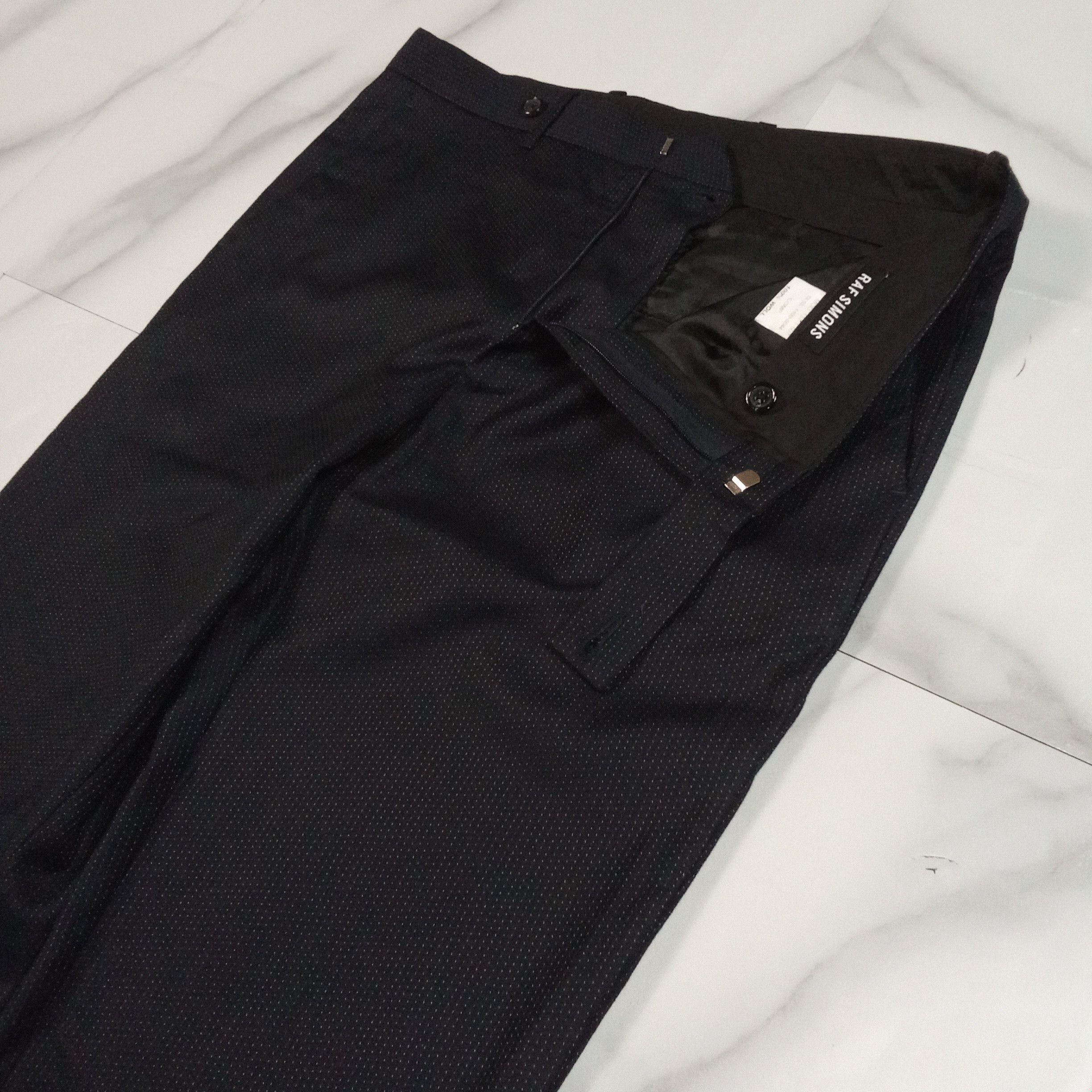 Raf Simons Raf Simons - Polkadots - Dual Buttons - Wool Trouser Size US 30 / EU 46 - 4 Thumbnail