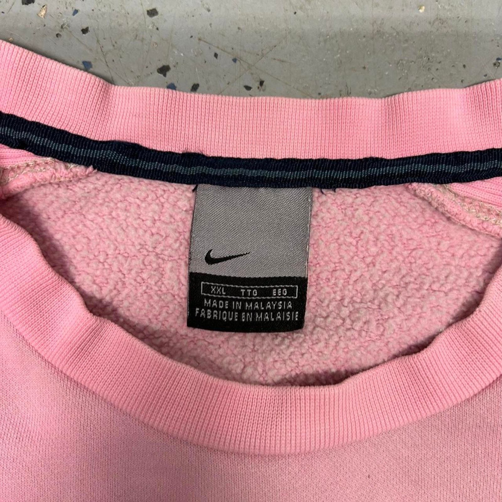 Nike Y2K Pink Nike sweatshirt Size US XXL / EU 58 / 5 - 5 Thumbnail