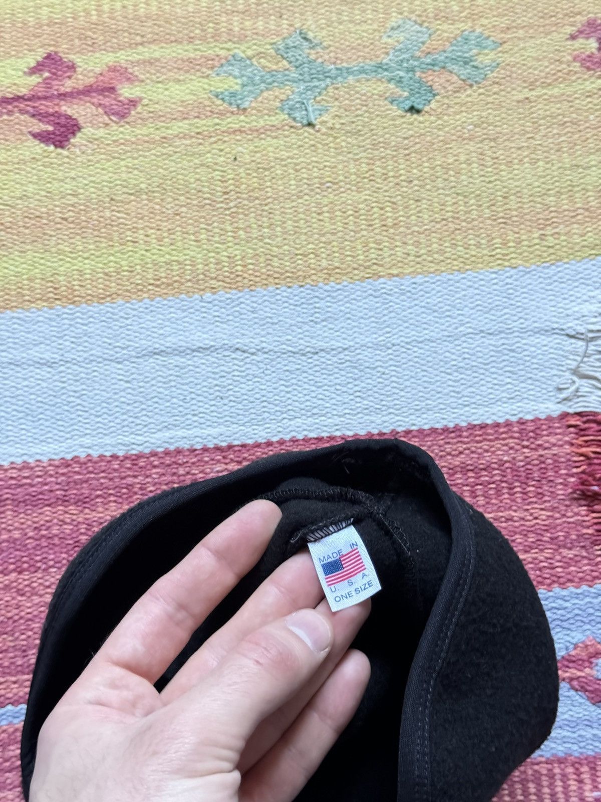 Vintage Vintage 90’s Made In USA Outdoor Fleece Hat Size ONE SIZE - 4 Thumbnail