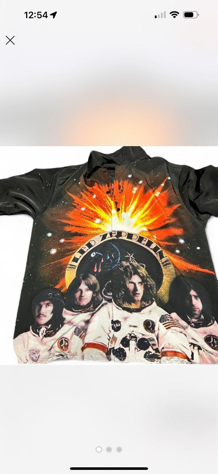Other Silk Led zeppelin button down Size US L / EU 52-54 / 3 - 1 Thumbnail