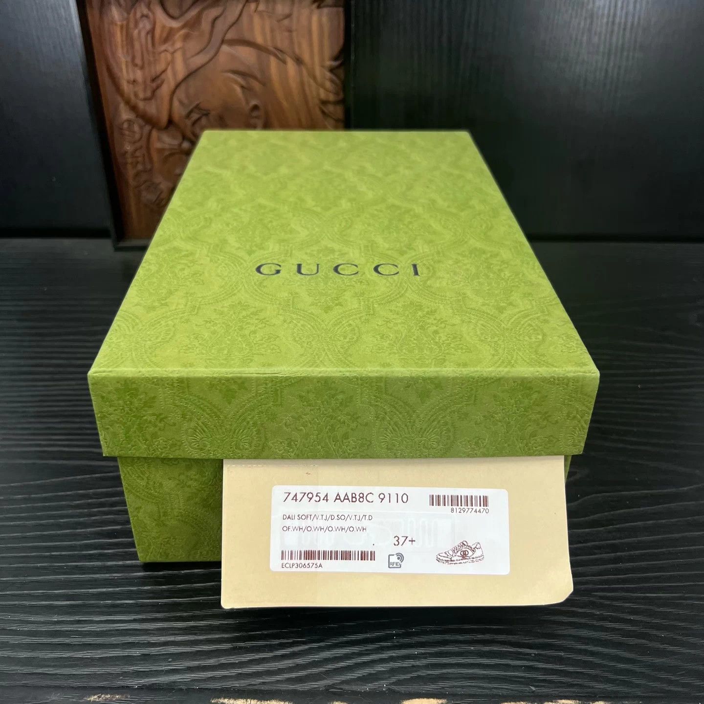 Gucci Gucci Mac80 Off-White 37.5 Near Mint Original Box Size US 7 / IT 37 - 9 Thumbnail