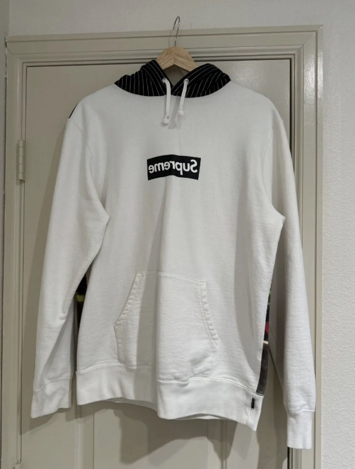 Supreme x CDG Harold Hunter Box Logo Hoodie (Size: Medium)