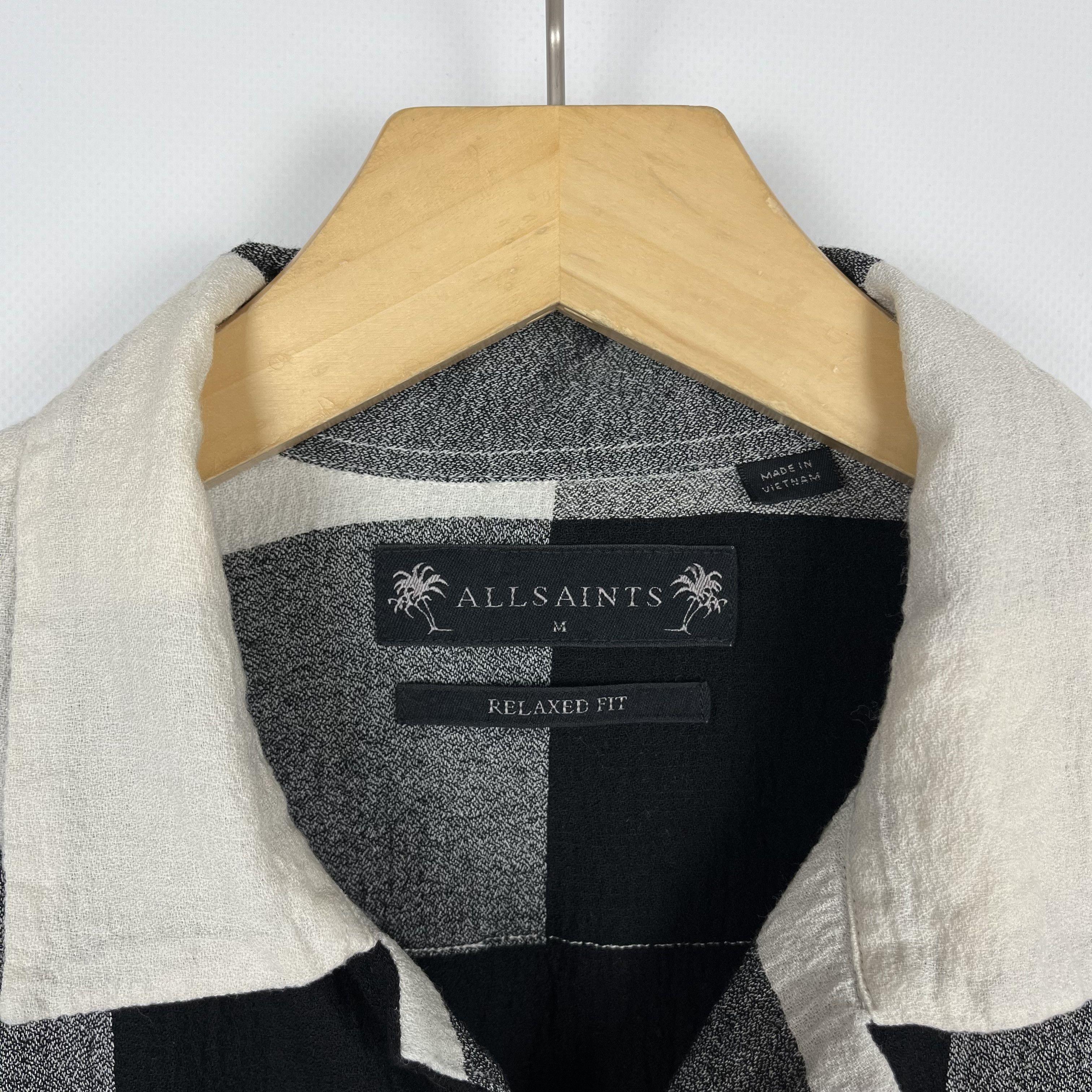 Allsaints AllSaints Lausanne Checkered Long Sleeve Button Up Shirt Size US M / EU 48-50 / 2 - 9 Thumbnail