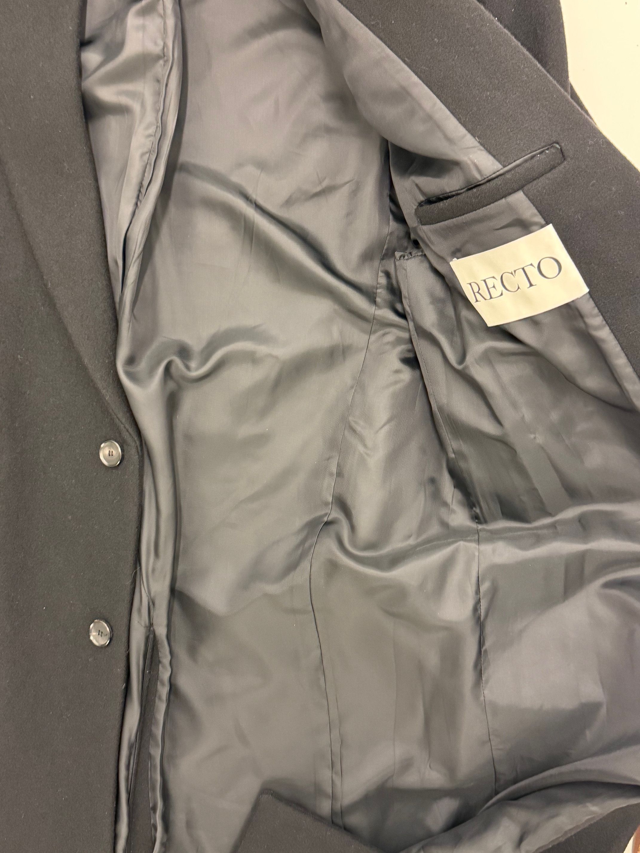 RECTO Black 'Berlin' Heavy Trench Long Coat Size US L / EU 52-54 / 3 - 2 Thumbnail