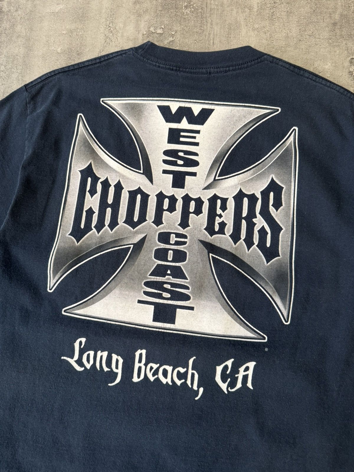 West Coast Choppers Vintage West Coast Choppers Navy tee Size US L / EU 52-54 / 3 - 4 Thumbnail