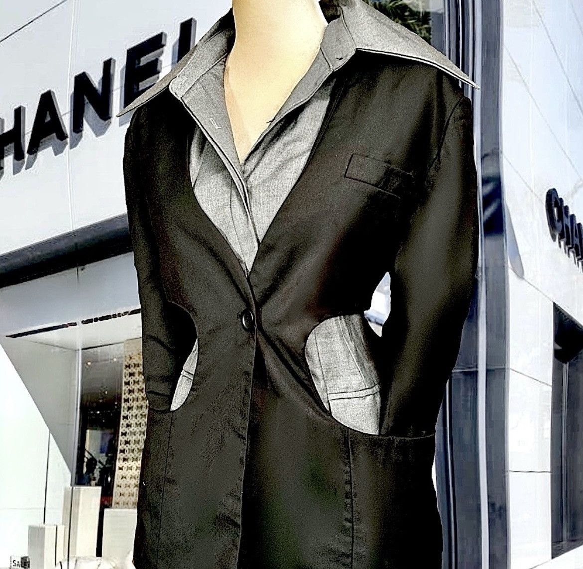 Designer × Other NWT, Lavishly Paris Women’s Hollow Out Layered Blazer Size M / US 6-8 / IT 42-44 - 1 Thumbnail