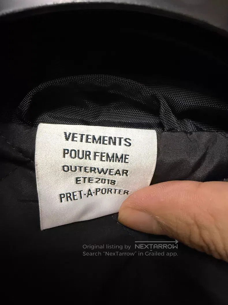Vetements VETEMENTS Jacket Puffer Coat Size US S / EU 44-46 / 1 - 4 Thumbnail