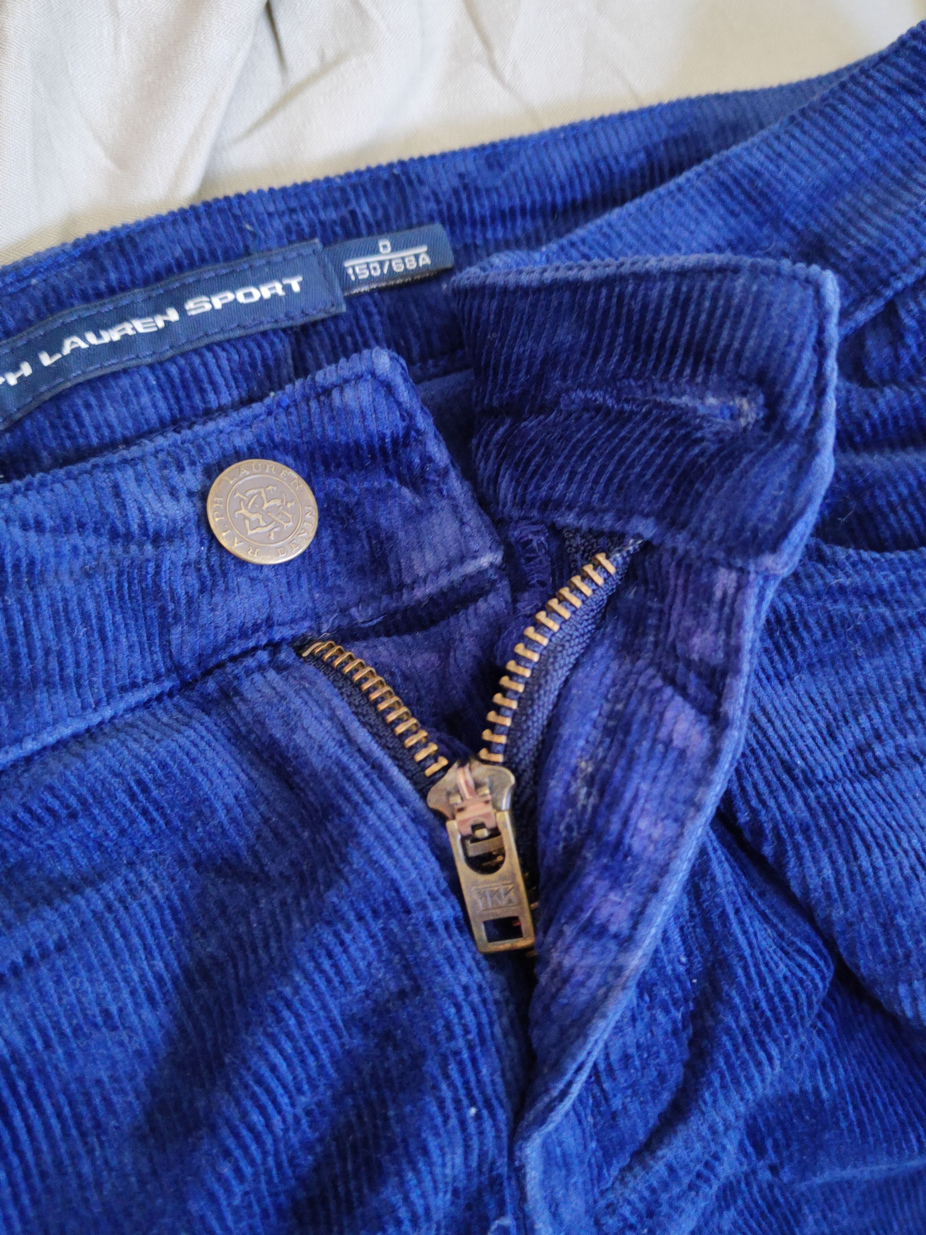 Japanese Brand Ralph Lauren Sport Blue streetwear Corduroy Pants #S1794 Size 25" / US 0 / IT 36 - 13 Thumbnail