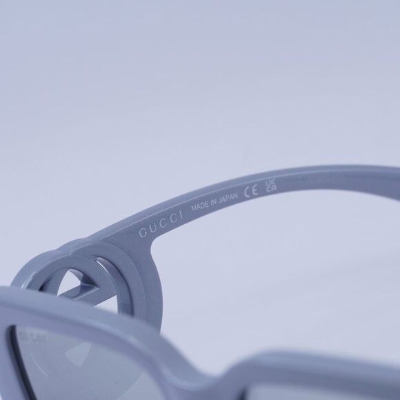 Gucci 🕶️ New Gucci GG1325S 011 Sunglasses - Silver Frame, Silver Size ONE SIZE - 5 Thumbnail