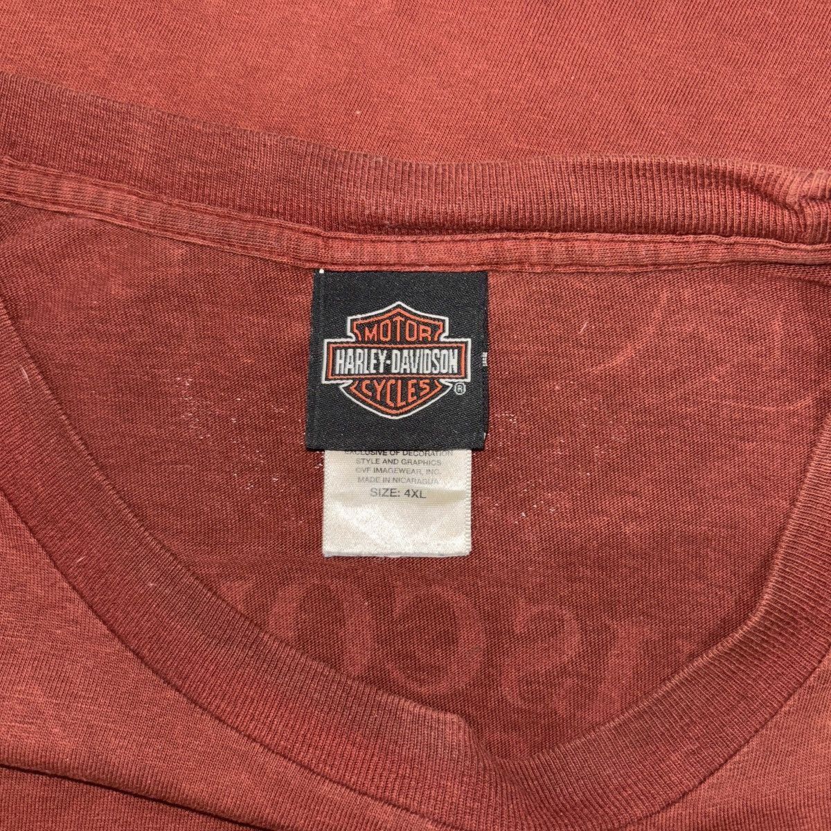 Harley Davidson Mens Harley Davidson Graphic T Shirt Red Wisconsin Size US XXL / EU 58 / 5 - 8 Thumbnail
