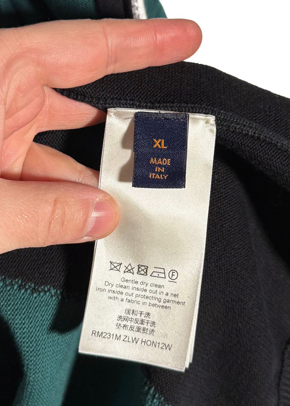 Louis Vuitton Louis Vuitton SS23 Green Black Colourblock Hybrid Zip Hoodie Size US XL / EU 56 / 4 - 9 Thumbnail