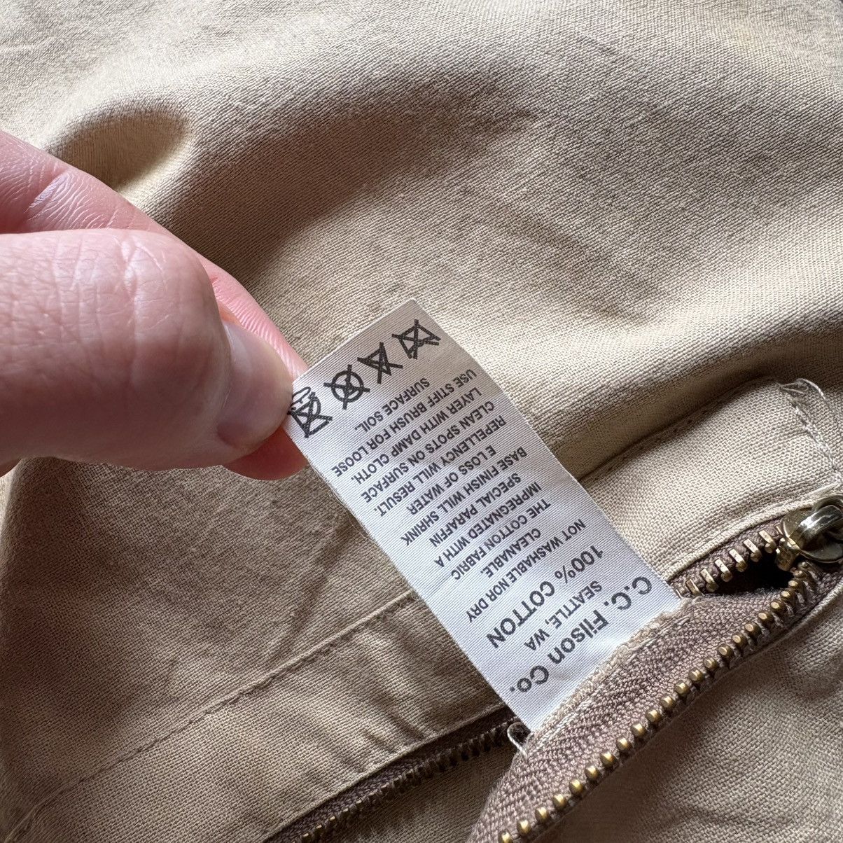 Filson vintage Filson Waxed Jacket USA Cover Cloth Field Tan worker Size US XL / EU 56 / 4 - 7 Thumbnail