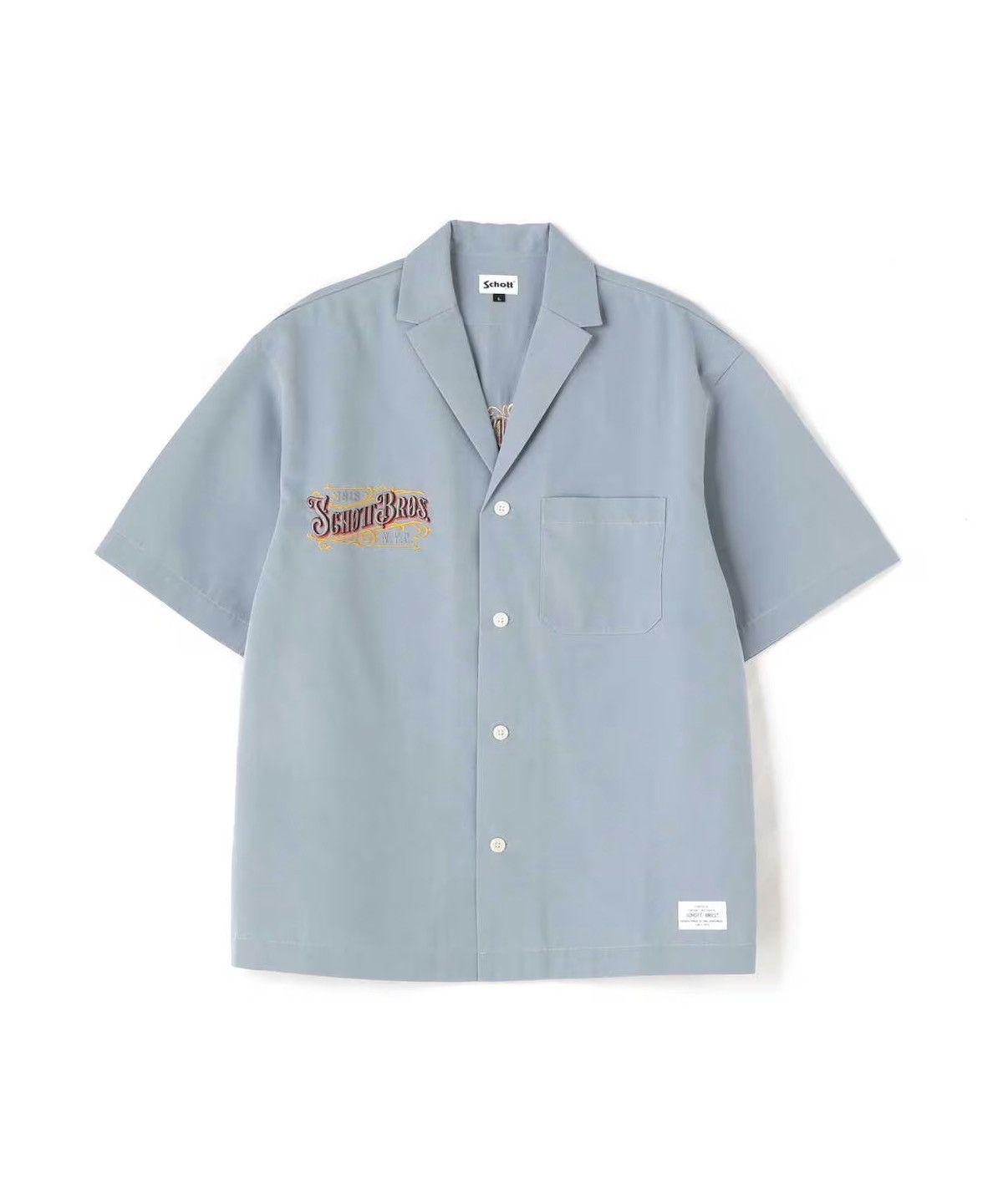 Schott Schott Barber Shop Embroidered Button Up Shirt Size US L / EU 52-54 / 3 - 6 Thumbnail