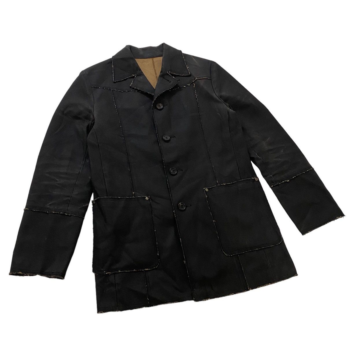 Japanese Brand ✨Nice design Shellac patchwork design jacket size 44 Size US S / EU 44-46 / 1 - 5 Thumbnail