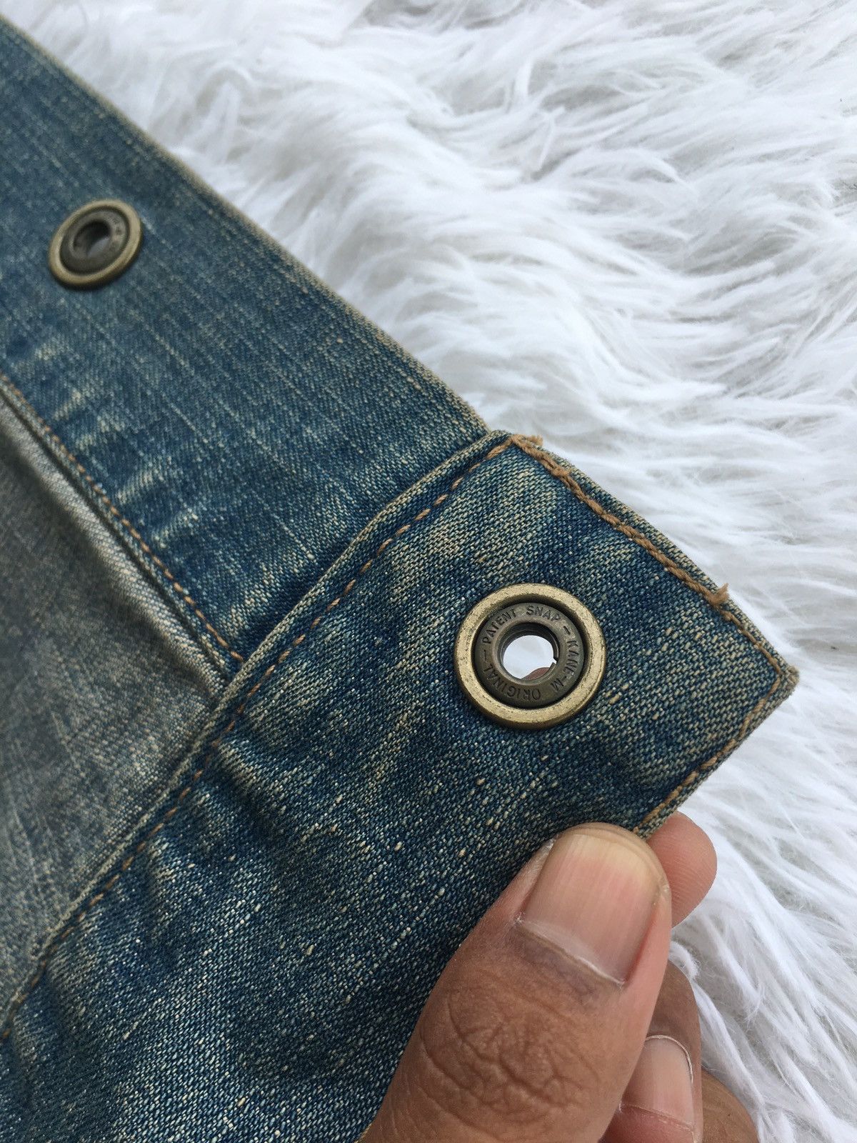 Japanese Brand Rare Vintage PPFM Denim Jacket Size US L / EU 52-54 / 3 - 23 Thumbnail