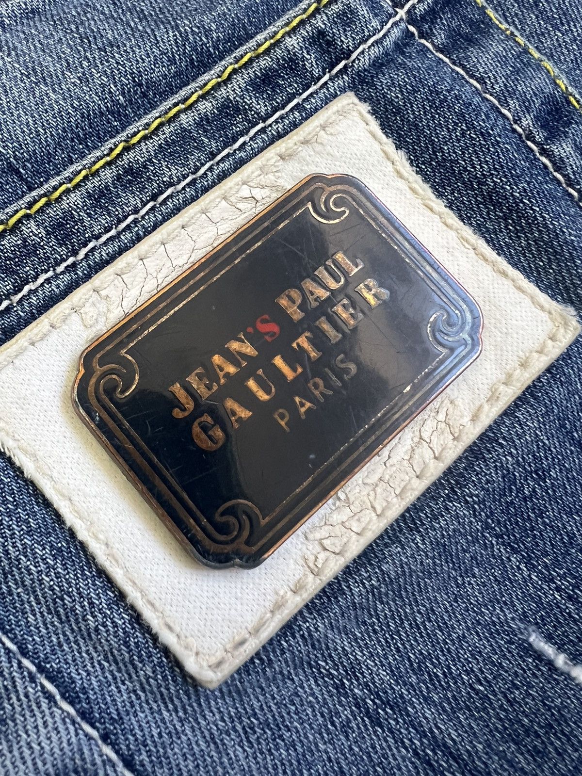 Jean Paul Gaultier × Vintage Y2K Vintage Jean Paul Gaultier Distressed Mini Shorts Low Size 27" / US 4 / IT 40 - 6 Thumbnail