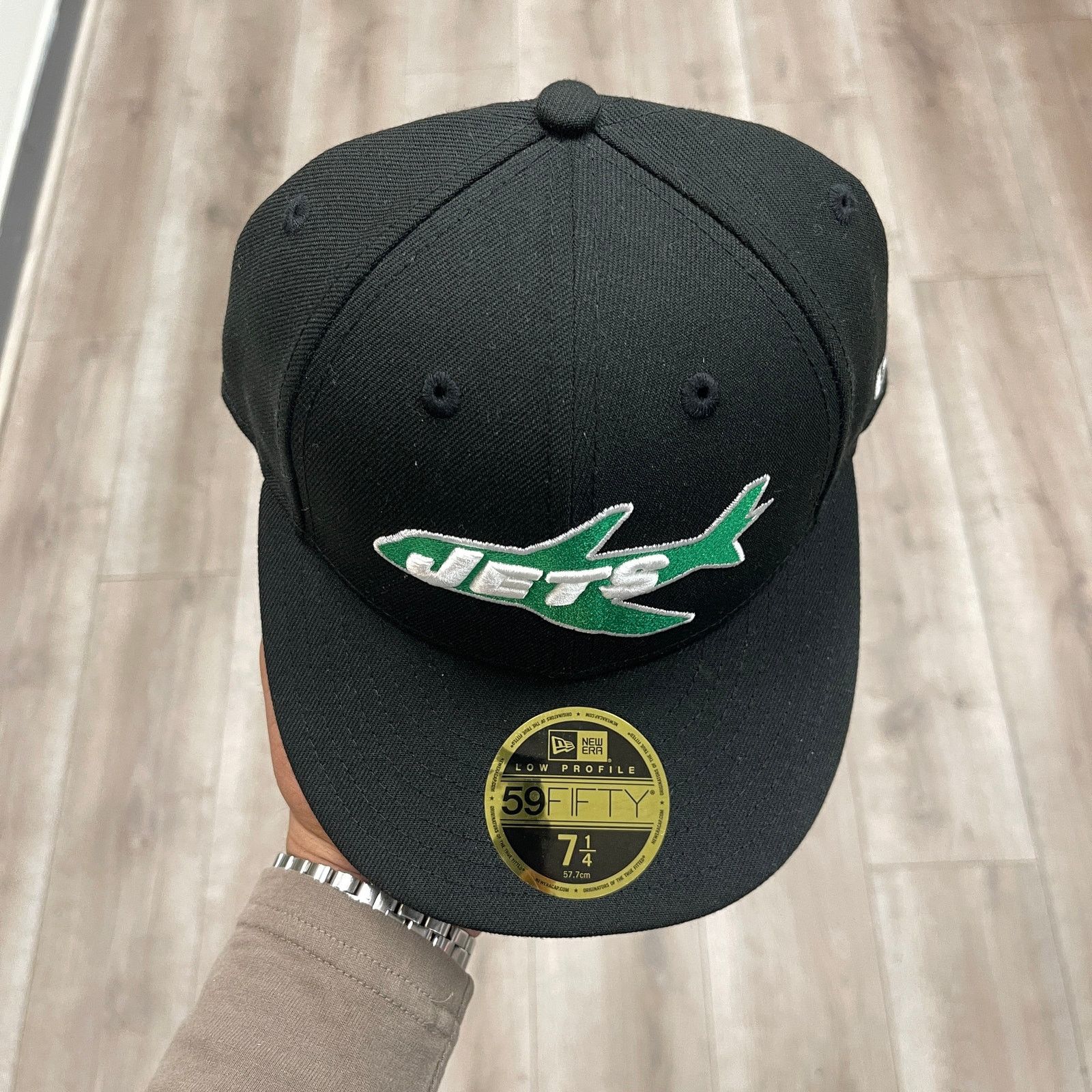 New Era ew Era Black New York Jets Omaha Throwback Low Hat 7 1/4 Size ONE SIZE - 3 Thumbnail