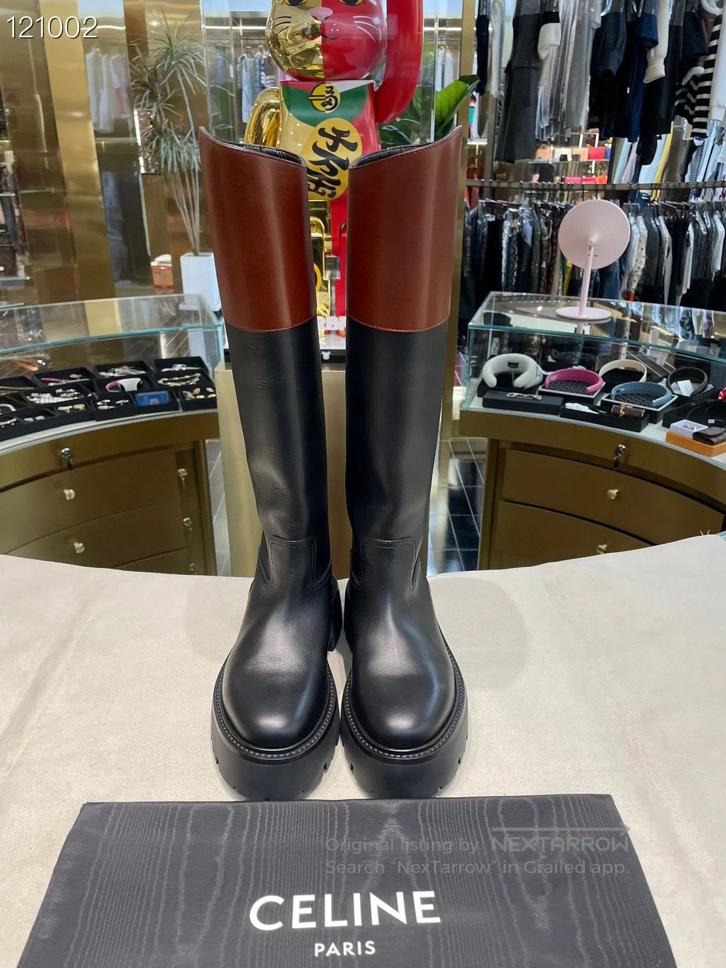 Celine Celine Colorblock Riding Boots. Size US 8 / IT 38 - 1 Thumbnail