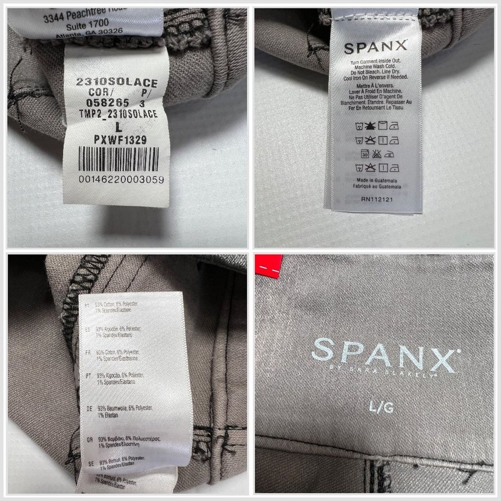 Spanx SPANX Solace Wax Denim Legging Pewter Gray Size L Size 28" / US 6 / IT 42 - 3 Thumbnail