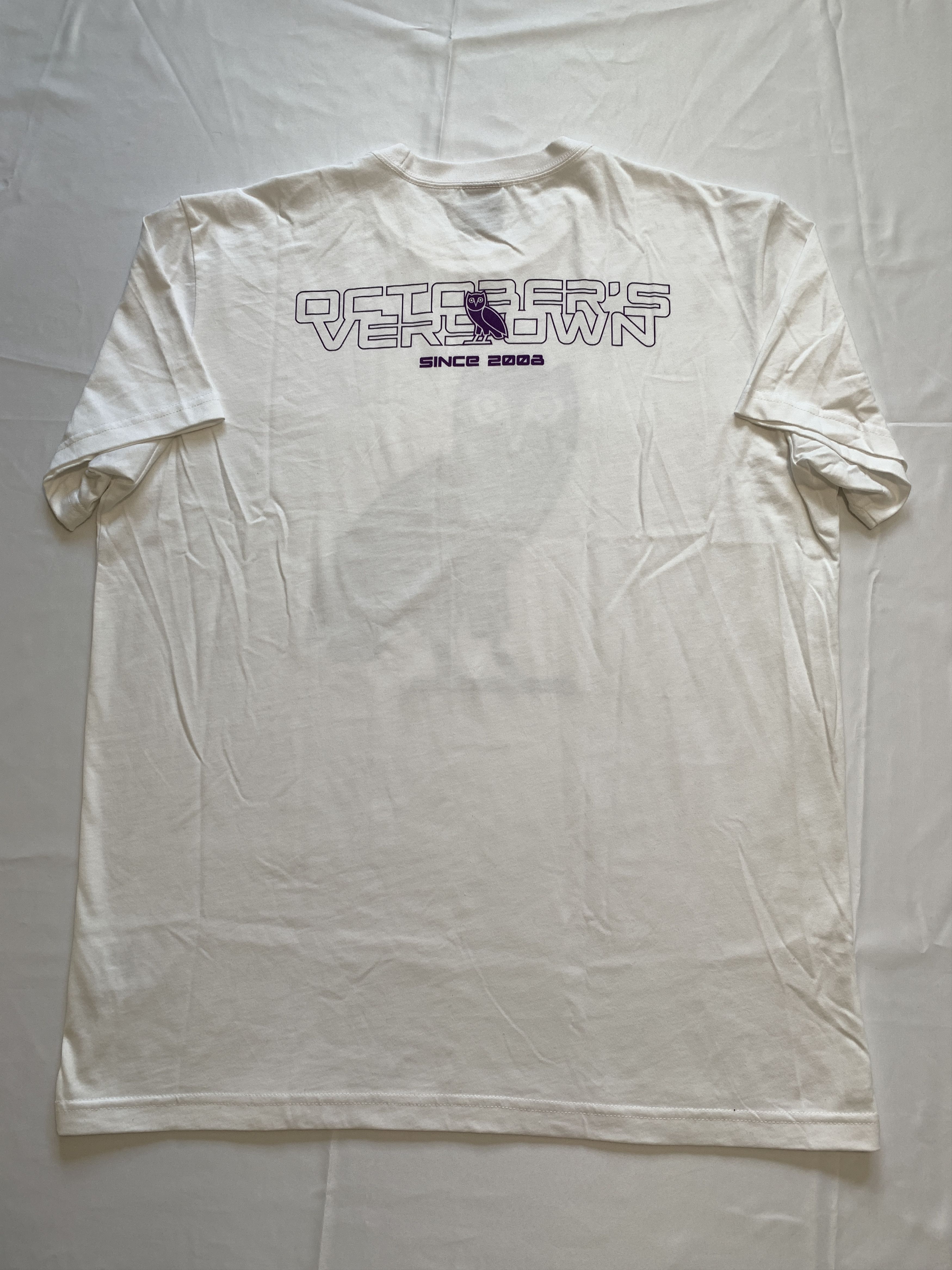 Drake *RARE* OVO Iridescent Grid OG Owl T-shirt Size US XL / EU 56 / 4 - 8 Thumbnail