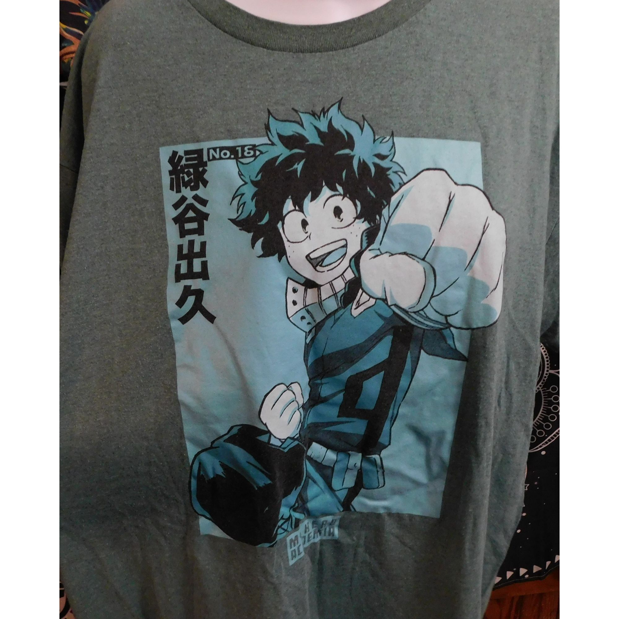 Other My Hero Acedemia Deku Anime Print Shirt Size US XL / EU 56 / 4 - 2 Thumbnail