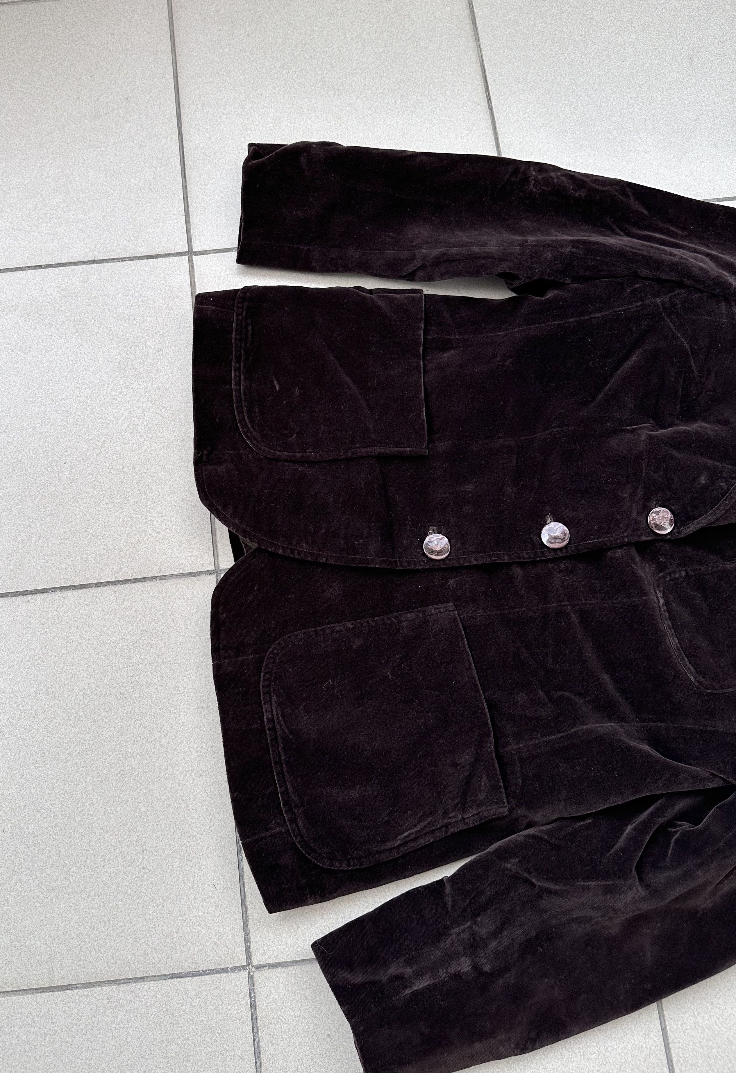 Burberry × Vintage Vintage Burberrys women velour blazer jacket Size M / US 6-8 / IT 42-44 - 3 Thumbnail