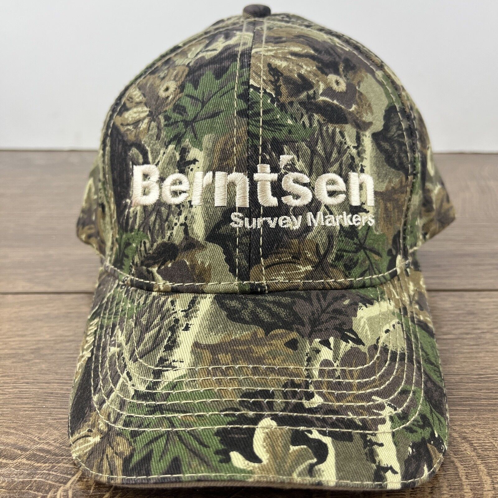 Other Berntsen Hat Survey Camo Green Hat Adjustable Adult Size Hat Size ONE SIZE - 4 Thumbnail