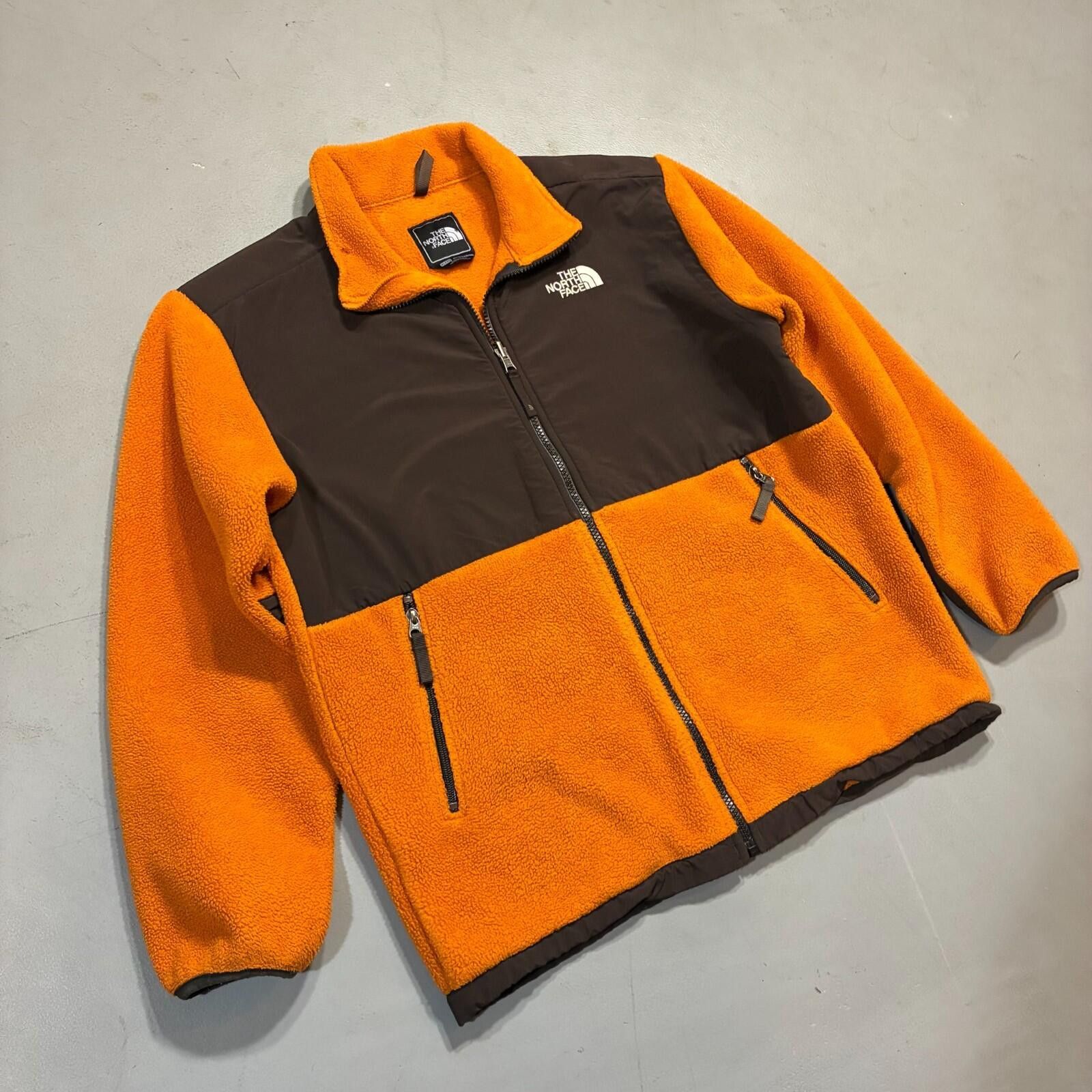 The North Face North Face Denali Boys XL Orange Brown Fleece Jacket 2000s Size US XL / EU 56 / 4 - 2 Thumbnail
