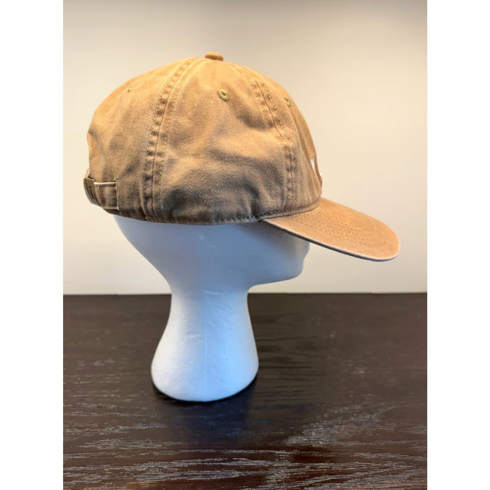 Vuori VUORI Men Beige Twill Strapback Cap One Size Adjustable Hat Baseball Cap Cap Size ONE SIZE - 4 Thumbnail