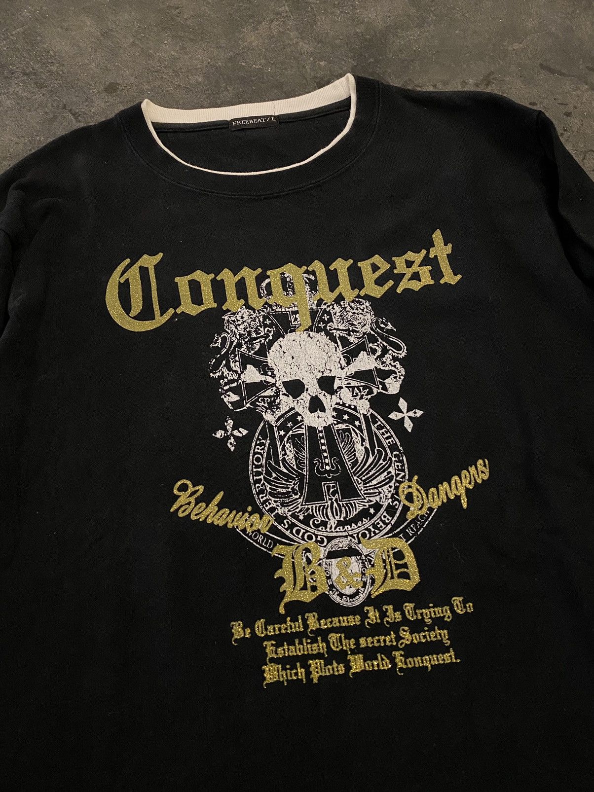 Hysteric Glamour × If Six Was Nine × Japanese Brand Y2k Freebeat skull ifsixwasnine longsleeve Size US L / EU 52-54 / 3 - 2 Thumbnail