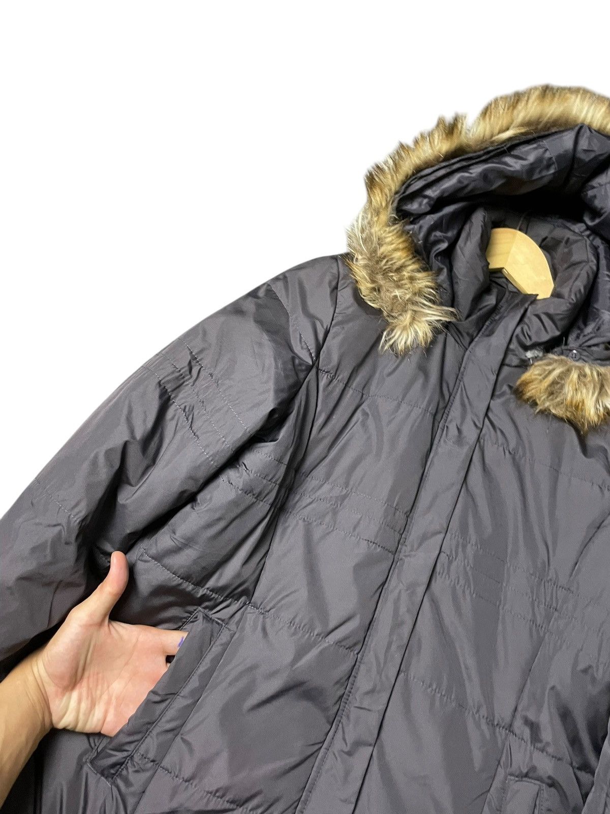 Japanese Brand × Vintage Le-Lionceau Brand Puffer Jacket with Hooded Fur (60) Size US M / EU 48-50 / 2 - 4 Thumbnail