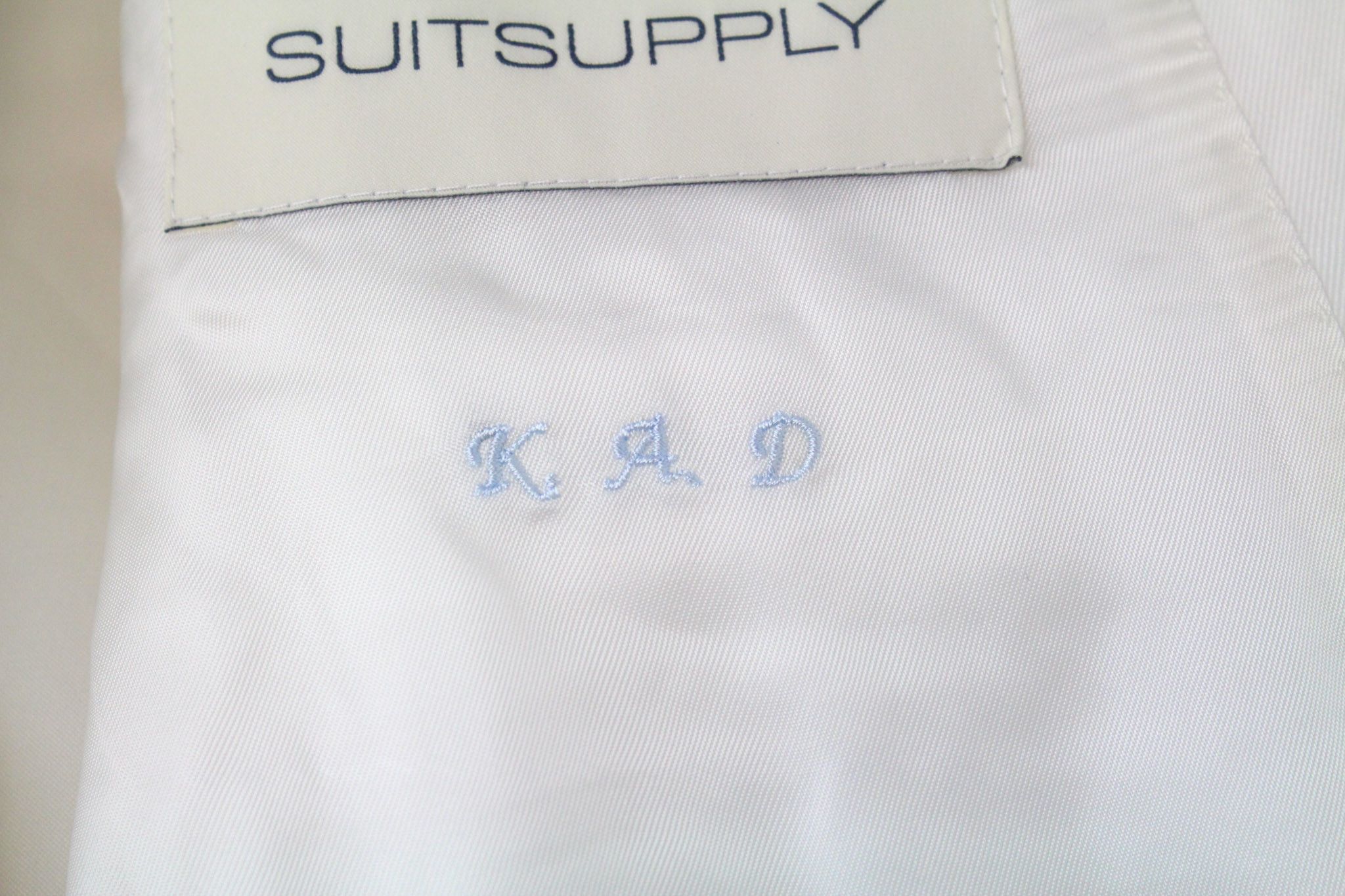 Suitsupply LA SPALLA UK34S Off-White Cotton Double-Breasted 72171 Size 34S - 8 Thumbnail