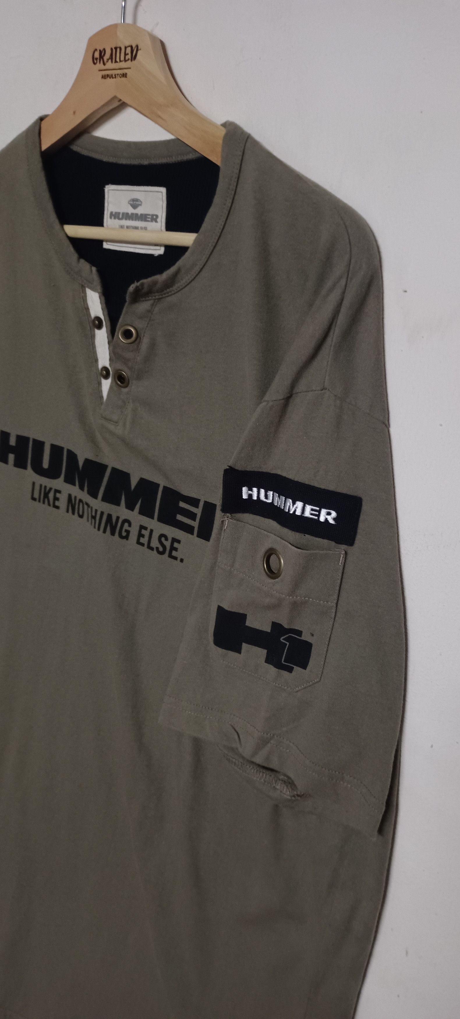 Hummel × Vintage Vintage Hummer Short Sleeve Size US XL / EU 56 / 4 - 5 Thumbnail