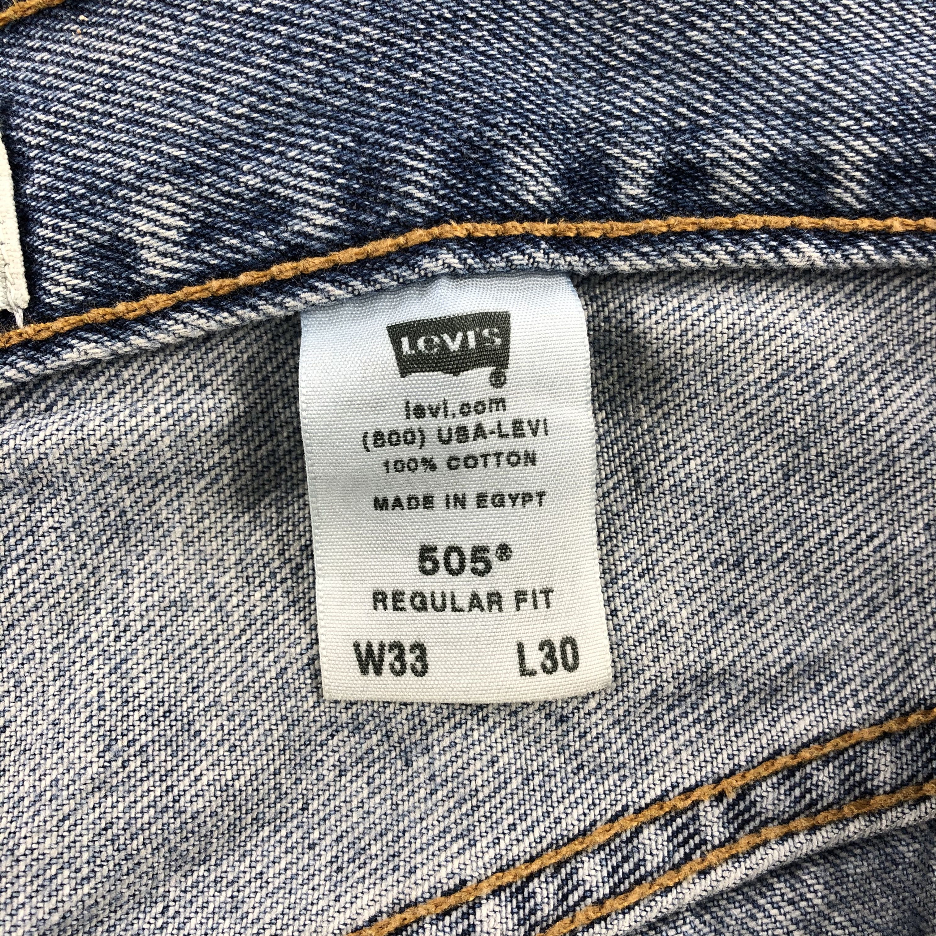 Levi's × Vintage Vintage Blue Wash Levis 505 Jeans-JM1230 Size US 32 / EU 48 - 10 Thumbnail