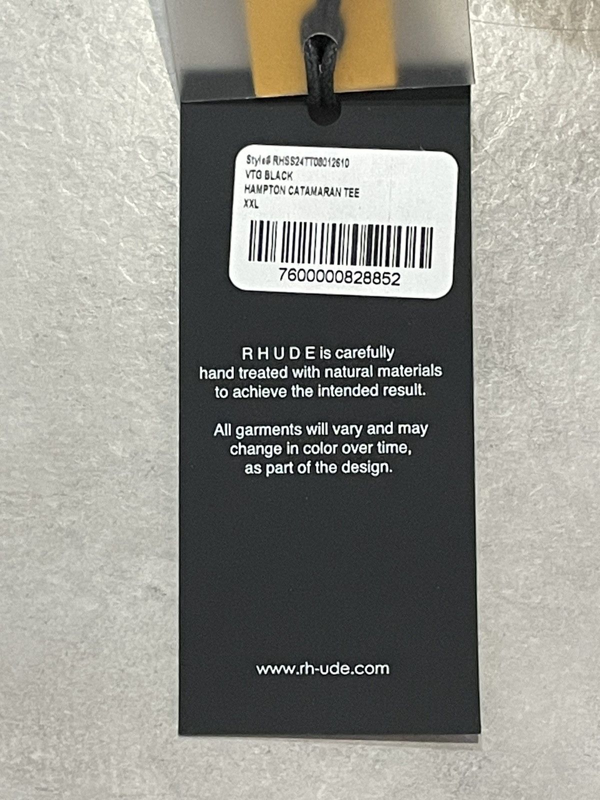 Rhude Rhude Santo Tee Vintage Black Size US XL / EU 56 / 4 - 4 Thumbnail