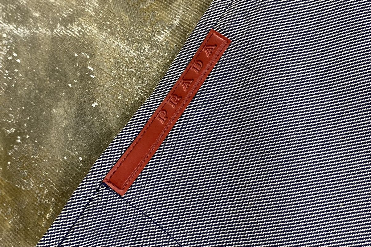 Prada Prada - SS00 Logo Flared Denim Cut Size 29" - 3 Thumbnail
