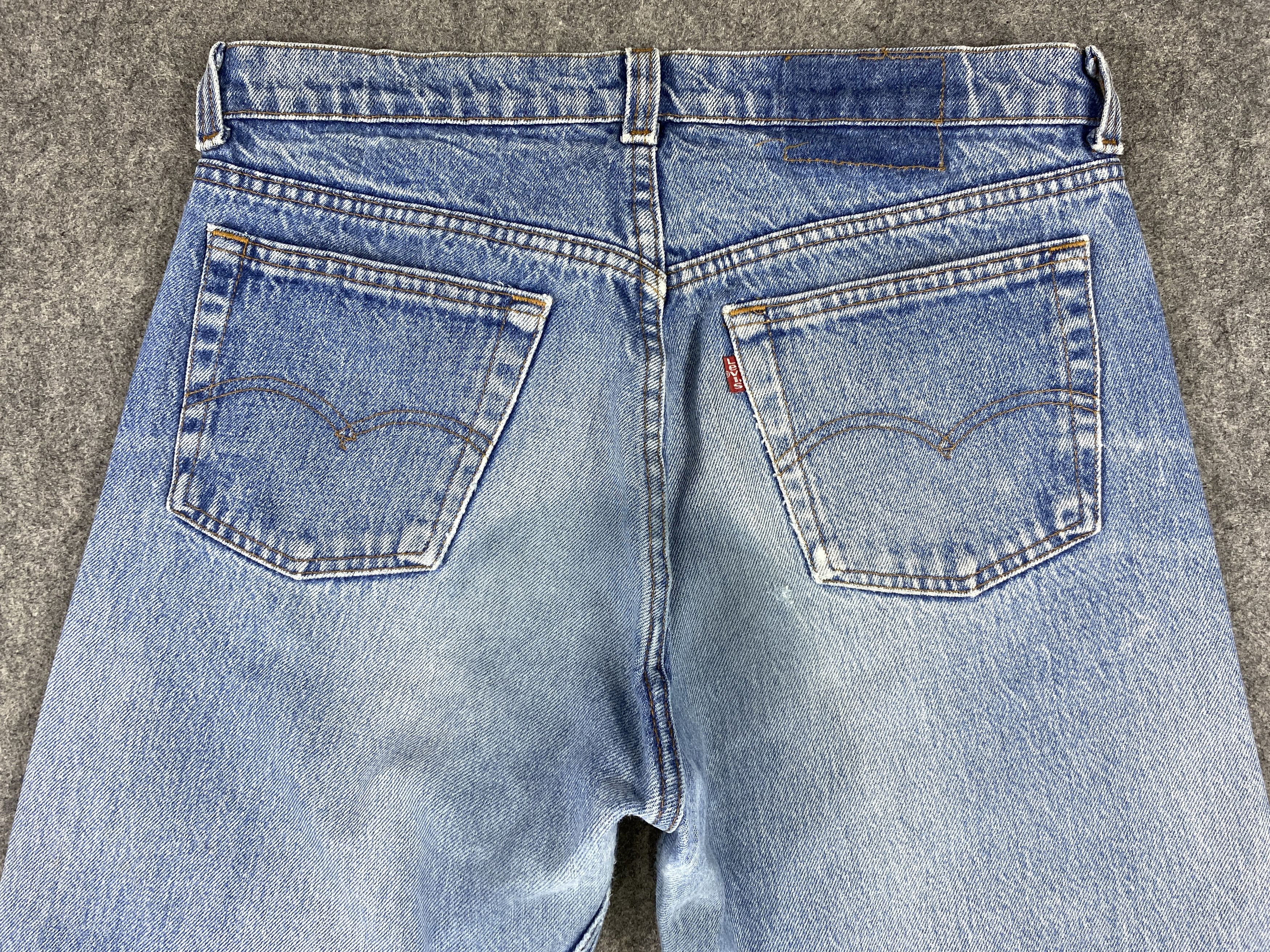 Levi's Distressed Blue Vintage Levi's 501 31x33.5 Denim -JN1538 Size US 31 - 4 Thumbnail