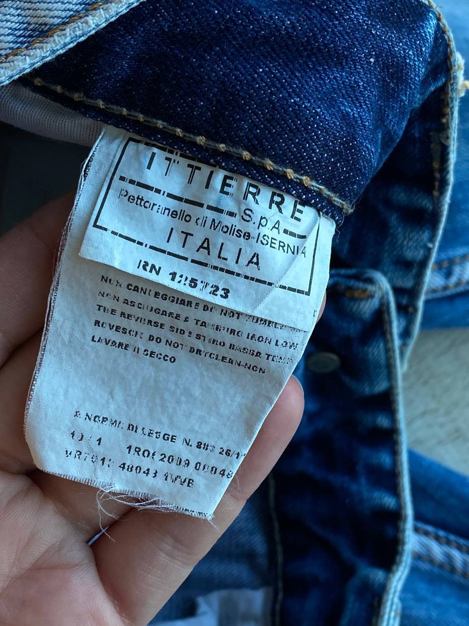John Galliano Vintage Galliano Low-Rise Blue Jeans Size US 34 / EU 50 - 10 Thumbnail