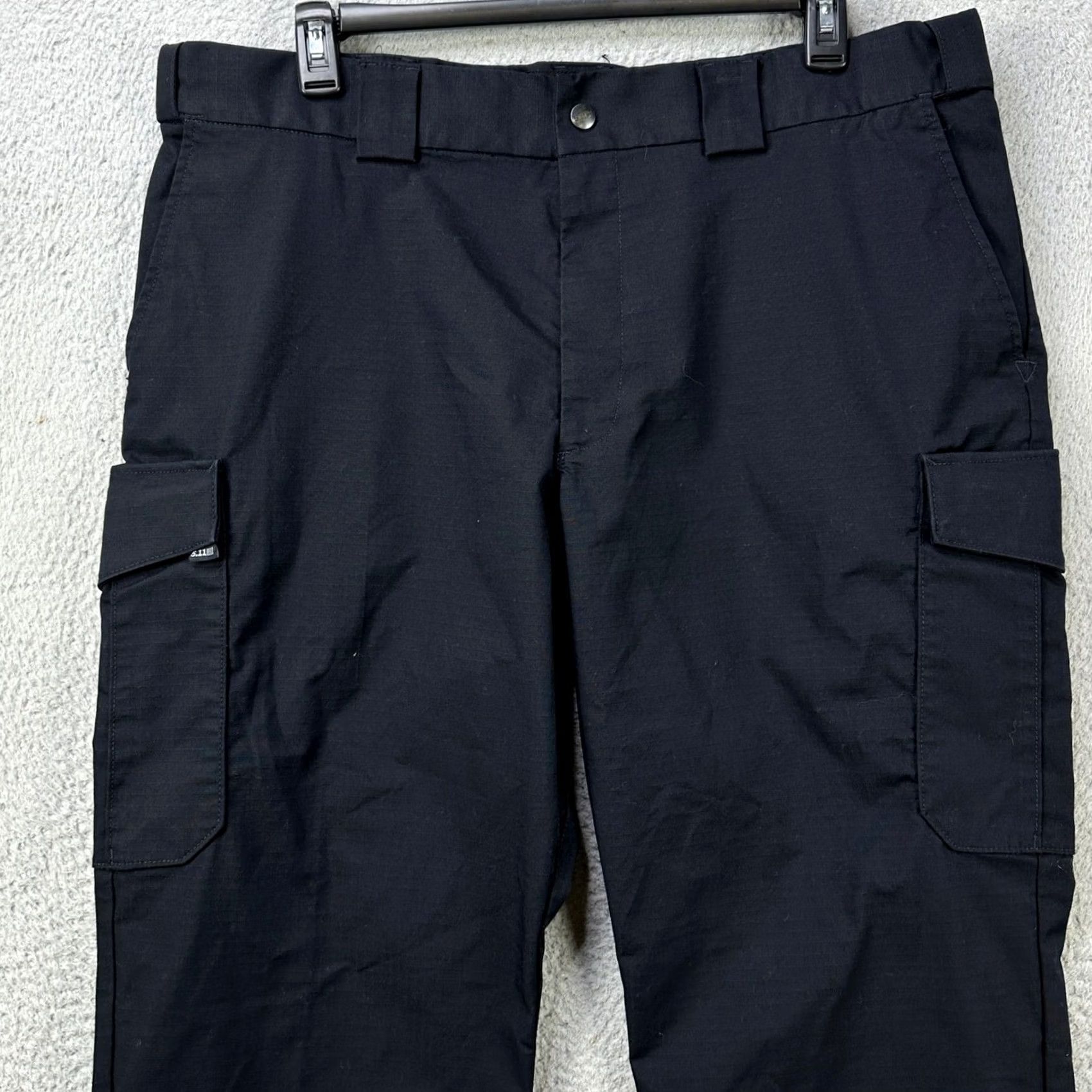 Vintage 5.11 Tactical Pants Cargo Mens 42 Black Workwear Straight Leg Flat Front Outdoor Casual Modern Size US 42 / EU 58 - 3 Thumbnail