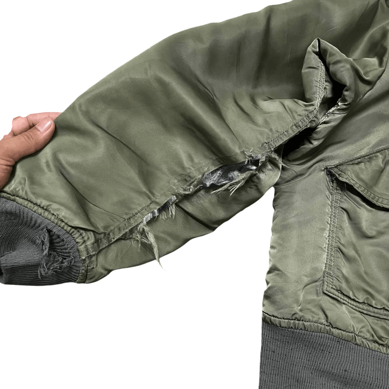 Alpha Industries Vintage Alpha Industries CWU-45/P Bomber Jacket Size US XL / EU 56 / 4 - 7 Thumbnail