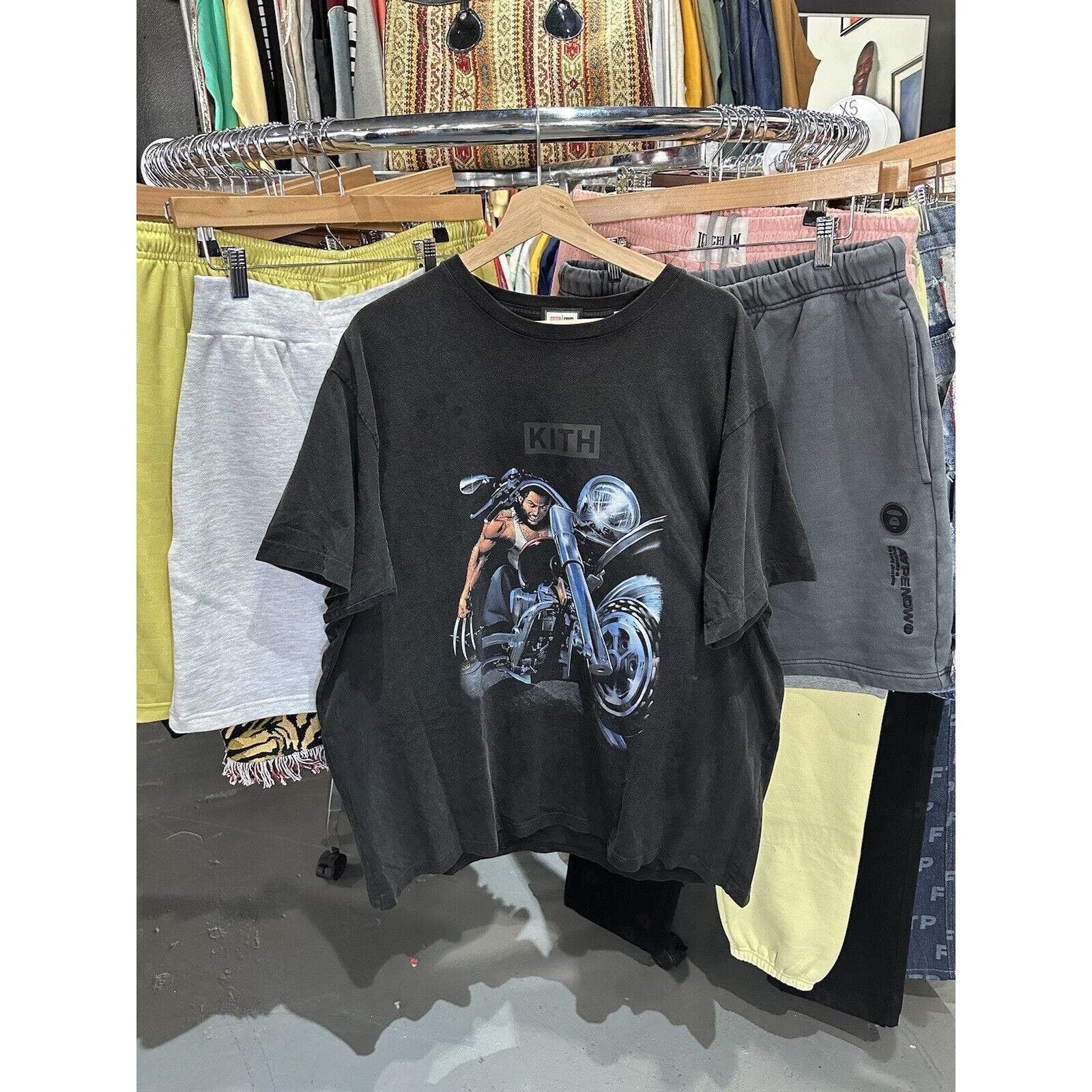 image of Kith X Marvel X-Men Wolverine Black T-Shirt Size Xxl Nwot, Men's