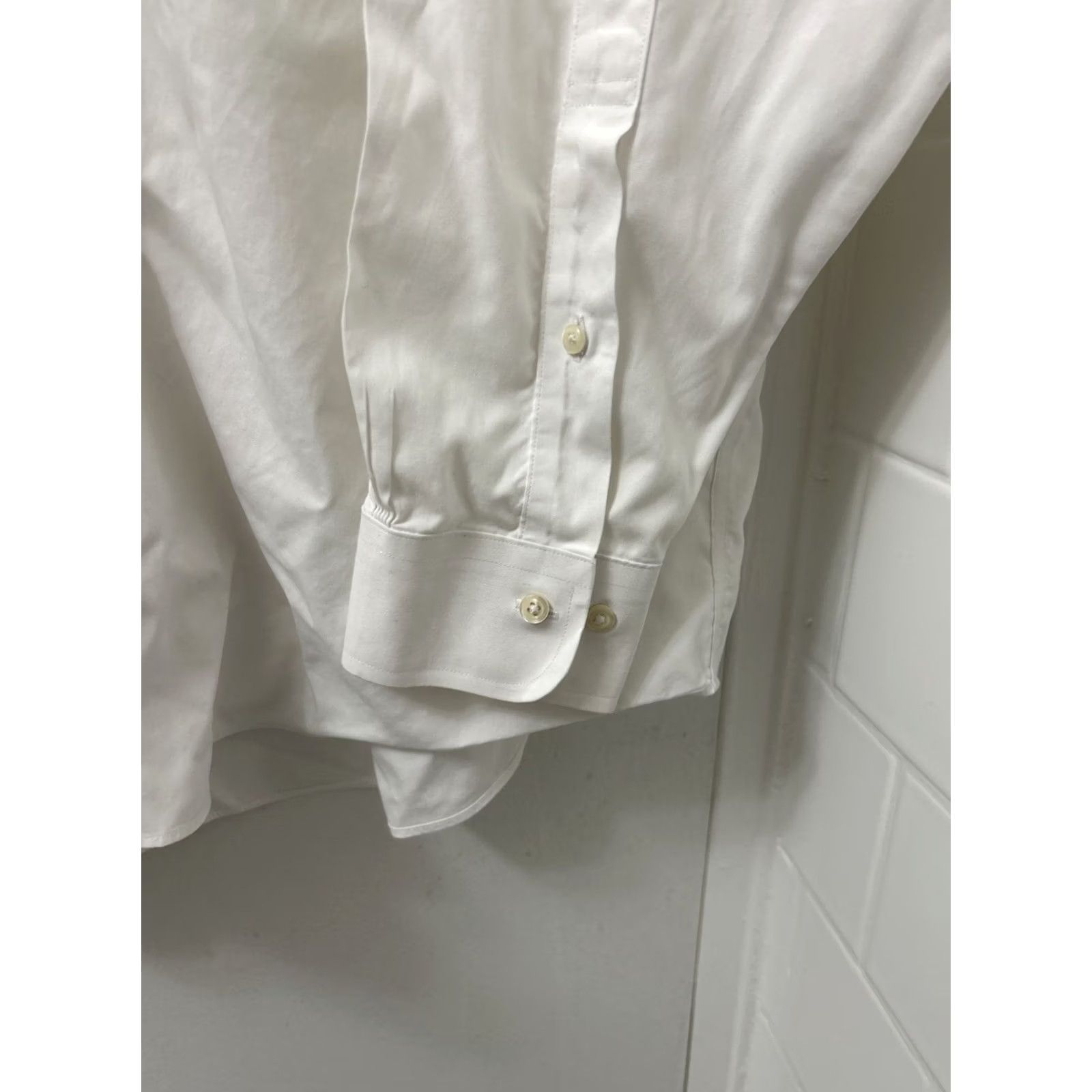 Brooks Brothers Brooks Brothers Original Polo Shirt Mens 17 White Non Iron Button Up L/S Shirt Dress Shirt Regular 100% Cotton Size US XL / EU 56 / 4 - 5 Thumbnail