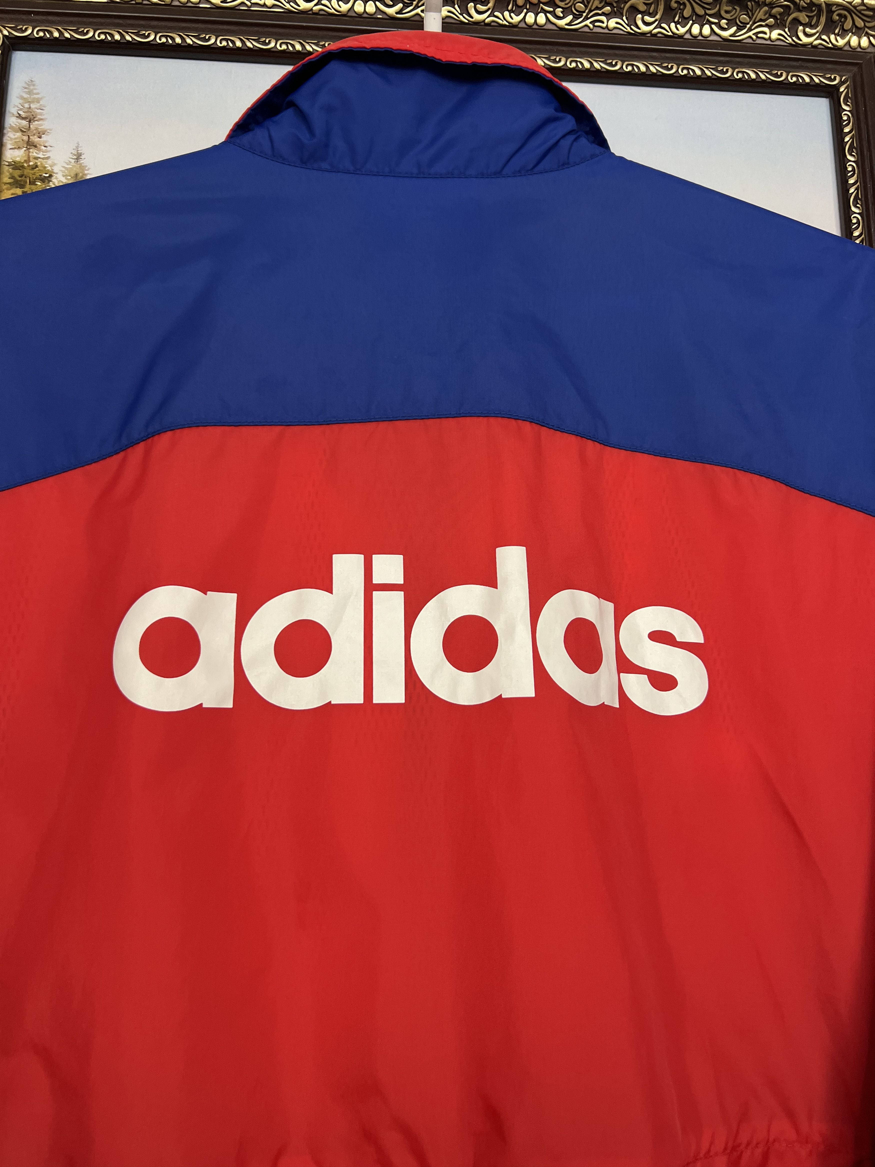 Adidas Vintage Bayern Munich Football Jacket Windbreaker Track Top Size US L / EU 52-54 / 3 - 10 Thumbnail
