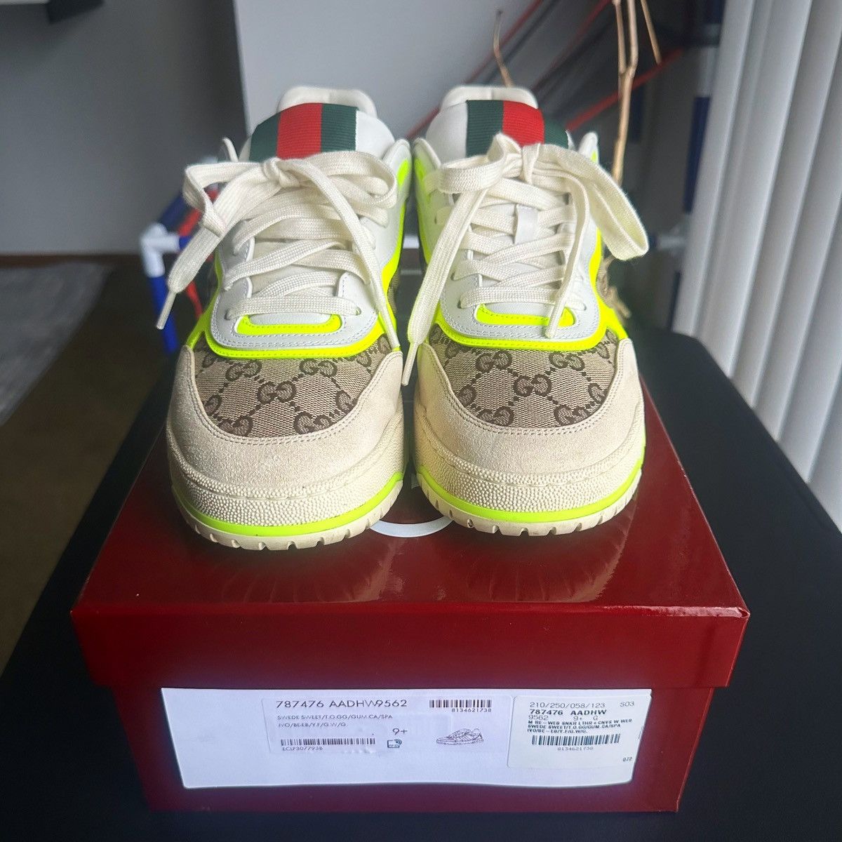 Gucci Gucci Re-Web Monogram Sneakers Size US 10 / EU 43 - 4 Thumbnail