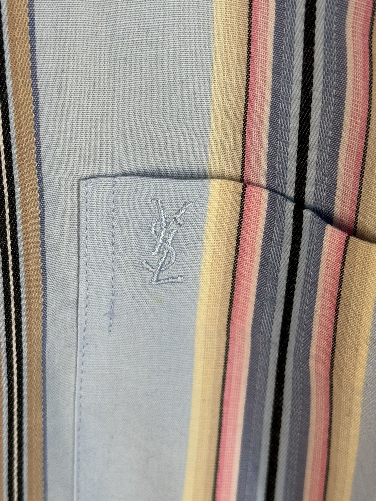 Yves Saint Laurent Multicolor YSL Shirt Summer Size US L / EU 52-54 / 3 - 5 Thumbnail