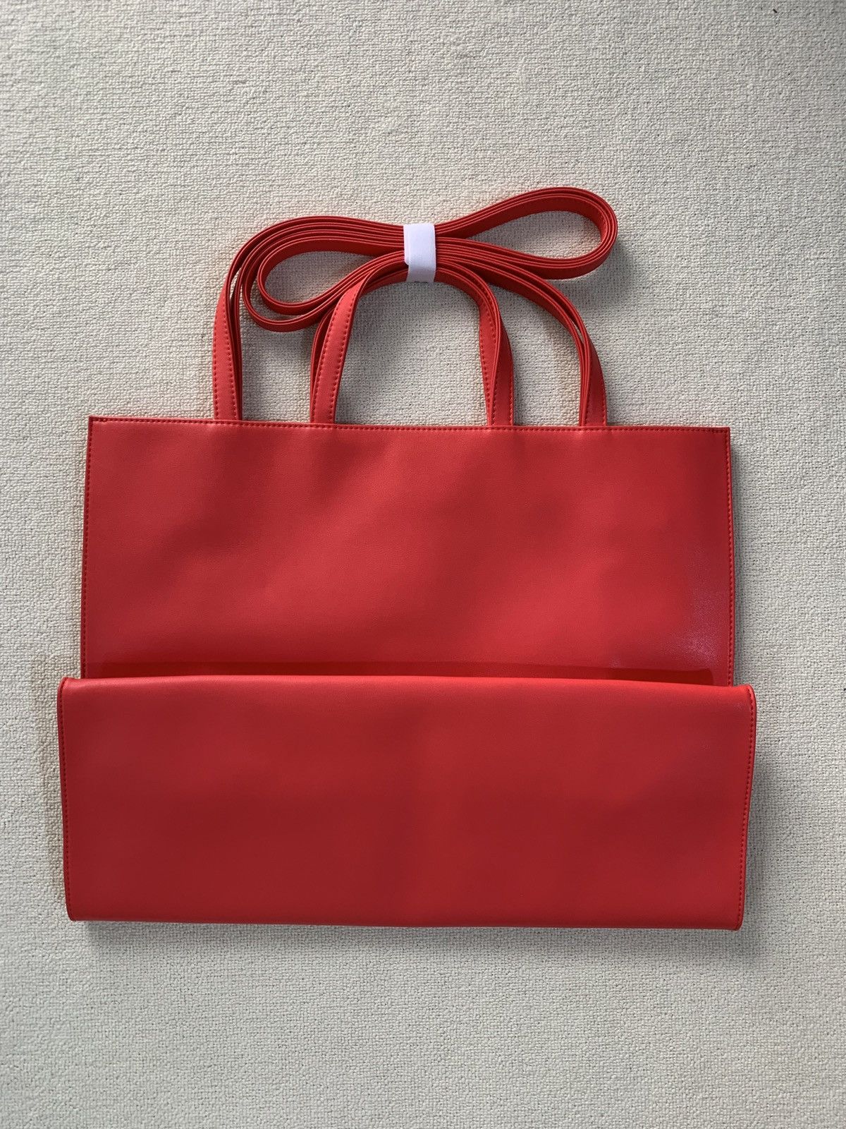 Telfar Telfar Large Red Shopping Bag Size ONE SIZE - 5 Thumbnail