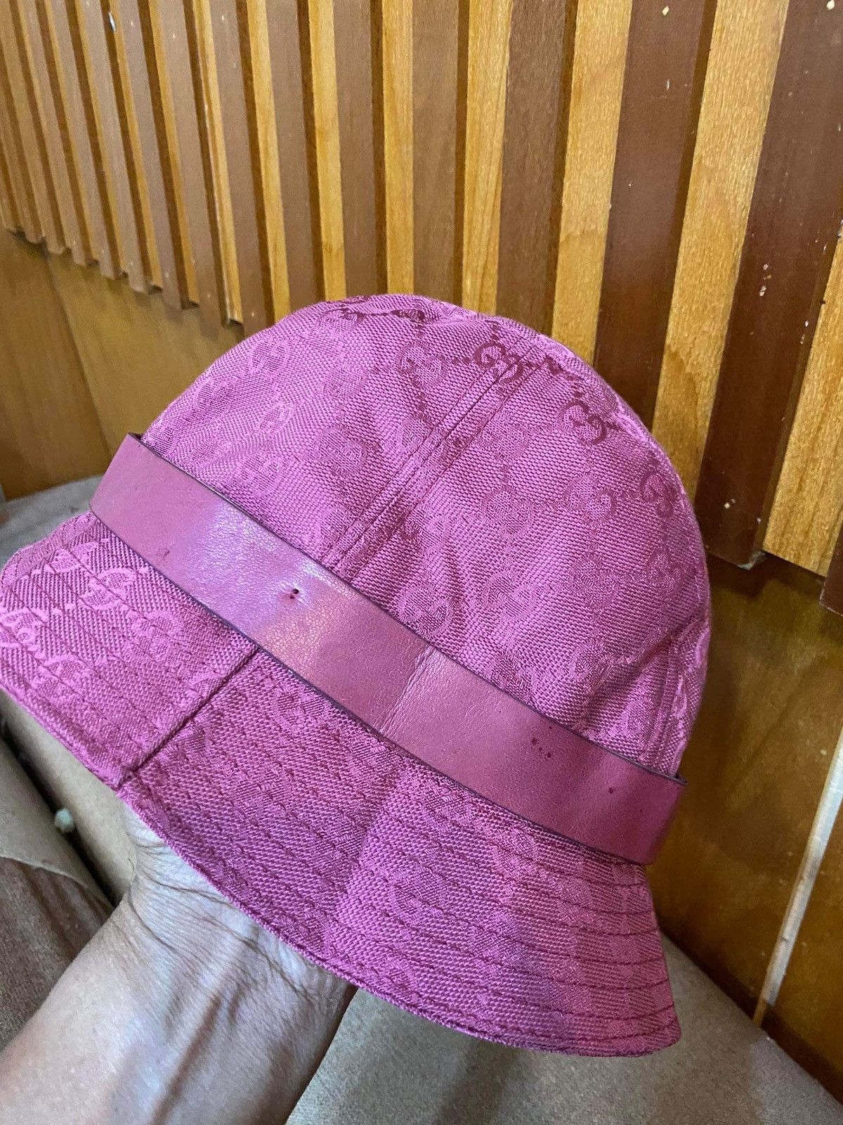Designer × Gucci Gucci Monogram Bucket Hat Size ONE SIZE - 5 Thumbnail