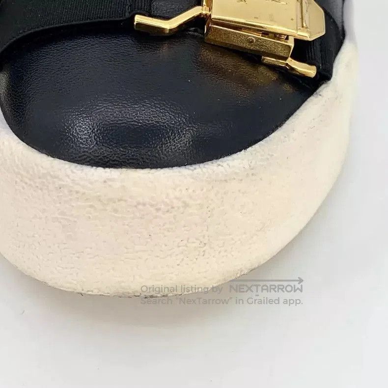 Giuseppe Zanotti Giuseppe Zanotti Black Leather Sneakers with Buckles. Size US 5.5 / EU 38 - 9 Thumbnail