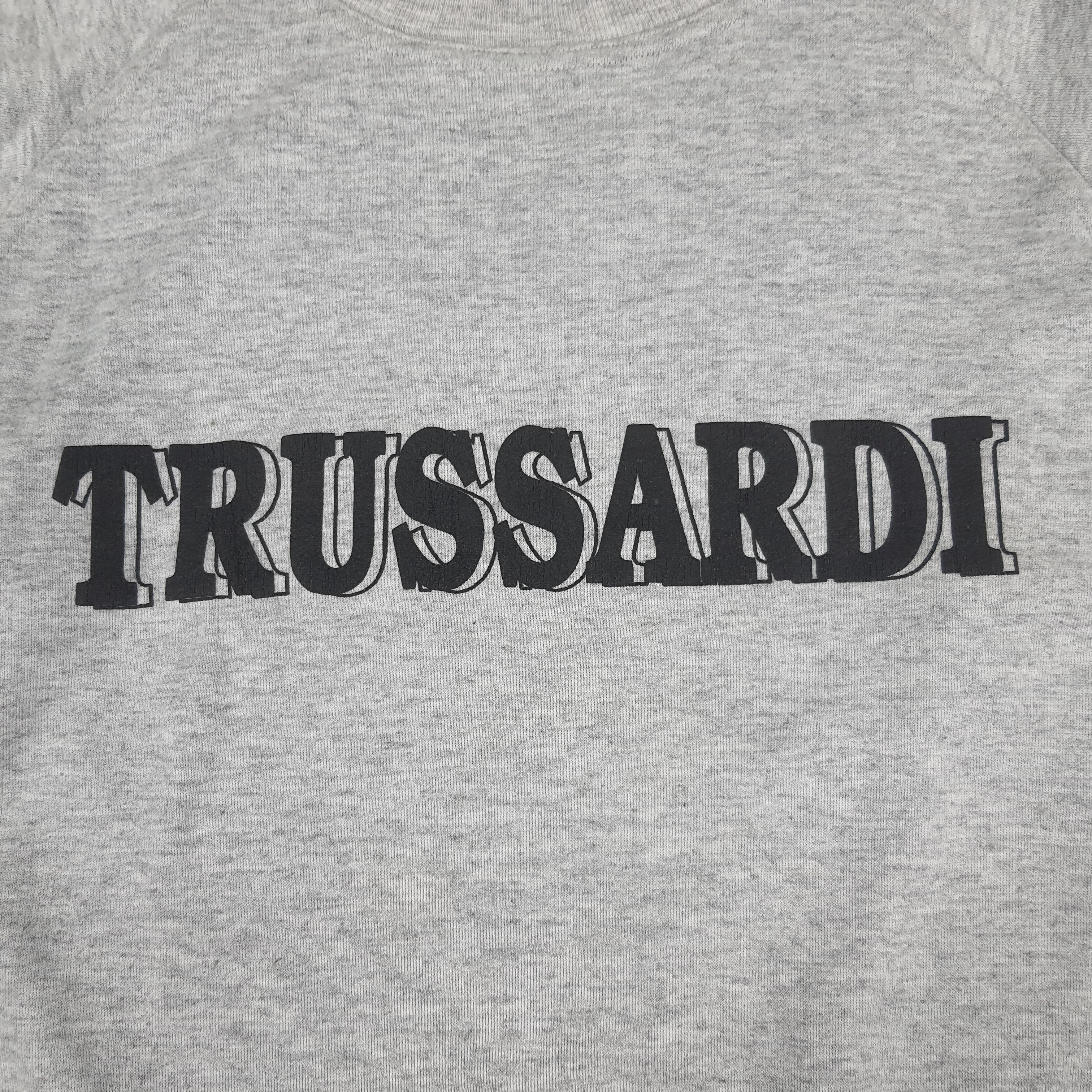 Trussardi Vintage Trussardi Spell Out Italian Designer Sweatshirts Size US M / EU 48-50 / 2 - 2 Thumbnail
