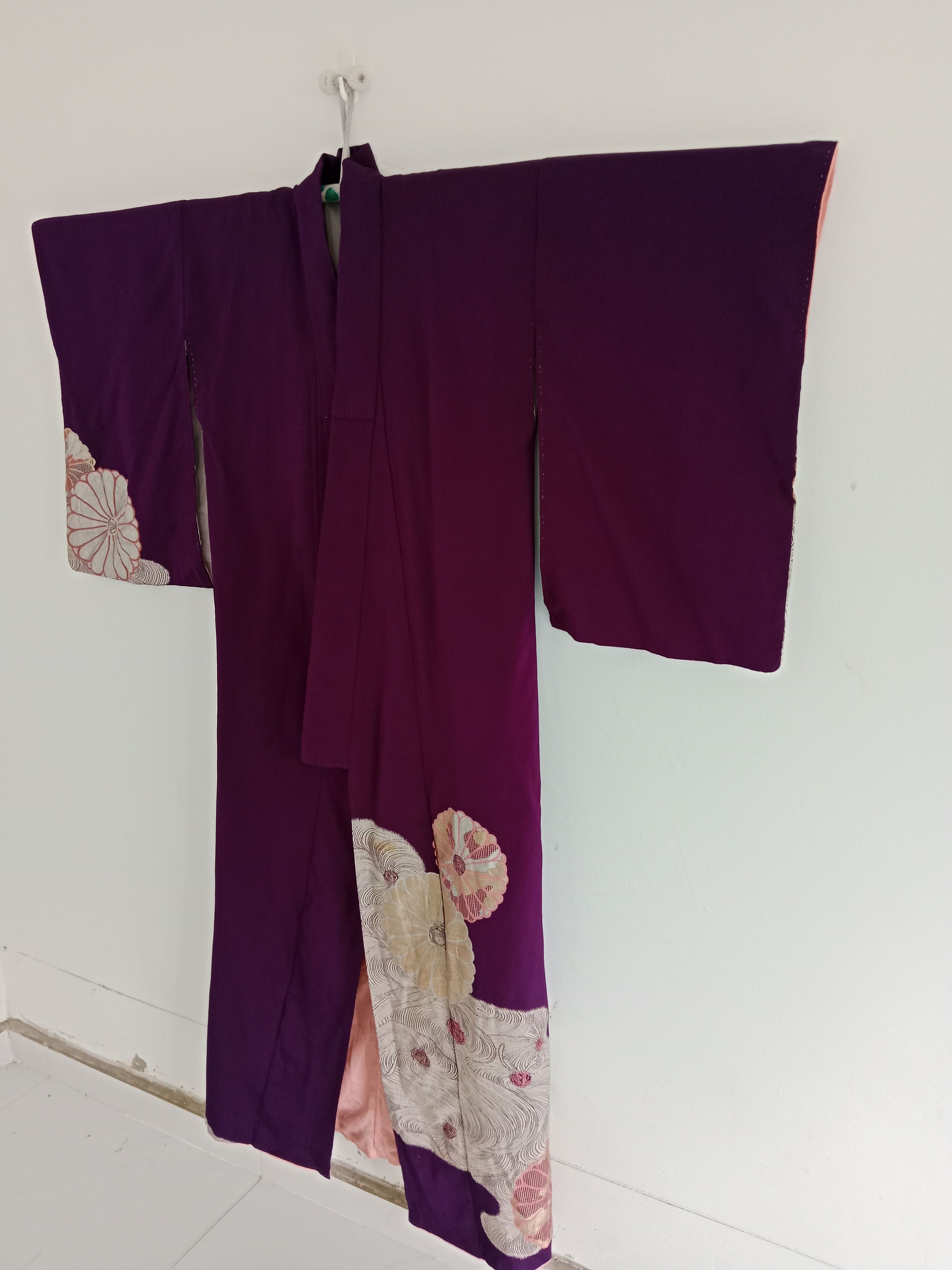 Japanese Brand Vintage Yukata Kimono Rare Motif Japanese Style Size ONE SIZE - 3 Thumbnail